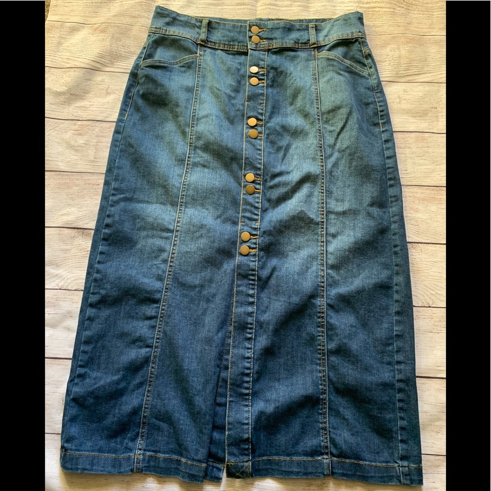 Jean skirt